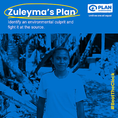 Graphic: Zuleyma’s Plan. Identify an environmental culprit and fight it at the source.